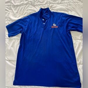 Blue Bulldogs Embroidered Polo Shirt - XL Lightweight Athletic Fit